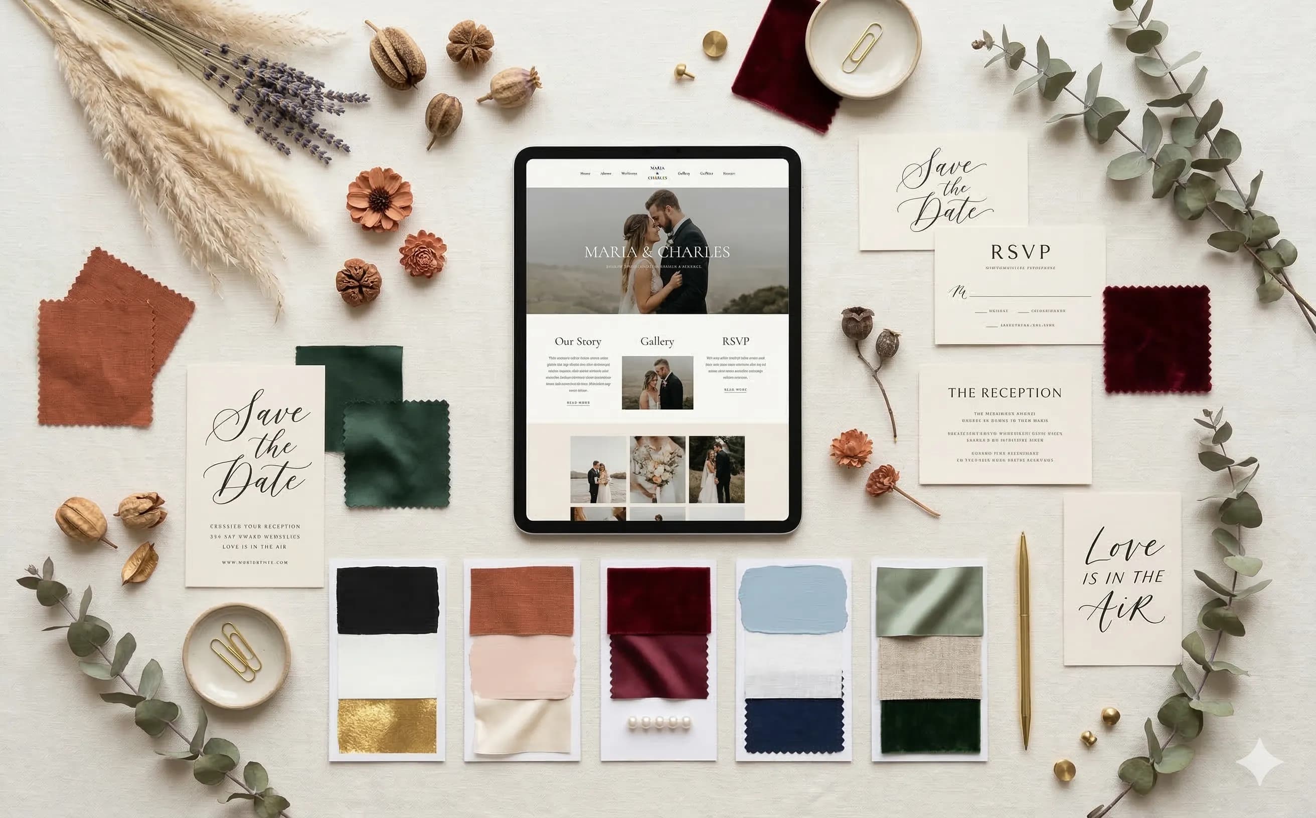 Który styl strony ślubnej pasuje do Waszego wesela?