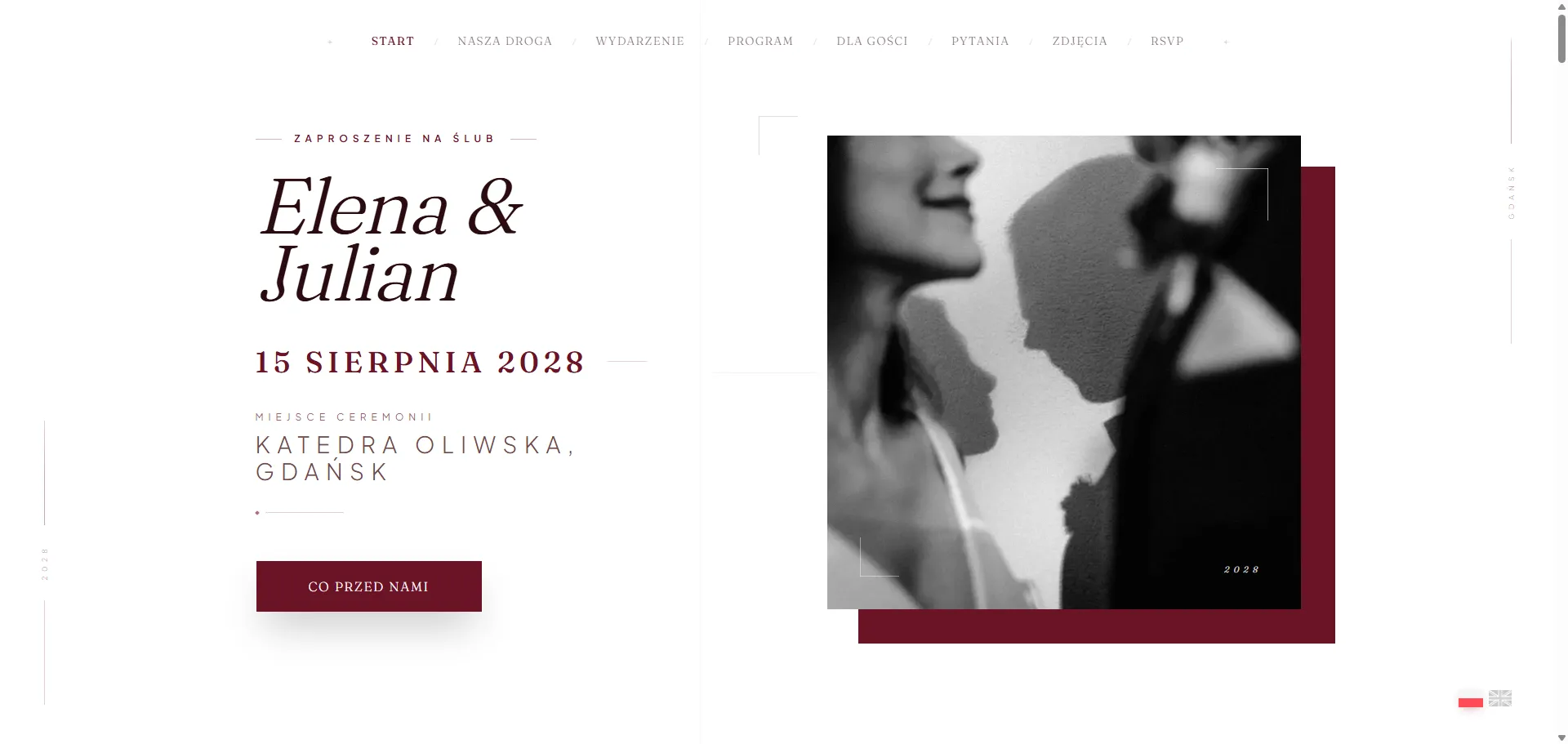 Podgląd Projektu Vivid: Kinowa Pasja — Weselny Spot